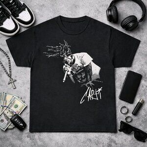 Playboi Carti Opium Concert Photo Graphic Tee | Rap Fan Aesthetic Shirt